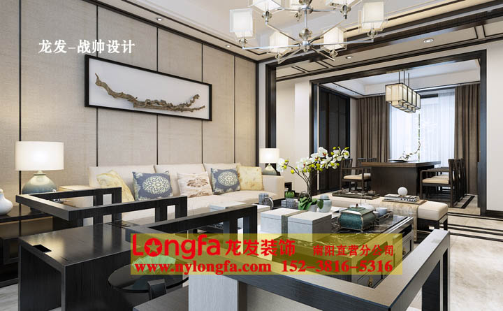 南阳龙发常绿大溪地装修作品