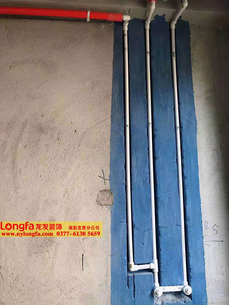 龙发白河湾装修工地