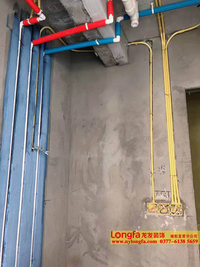 装修工地 龙发白河湾小区装修